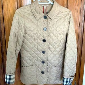 COPY - Classic Burberry Brit quilted jacket.